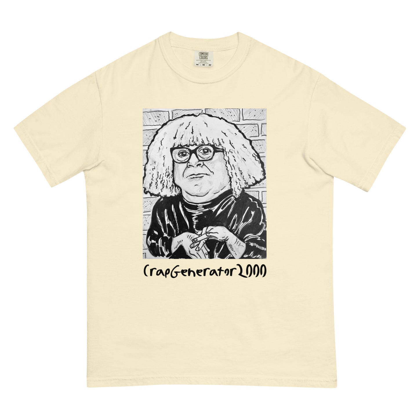 Unisex garment-dyed heavyweight t-shirt
