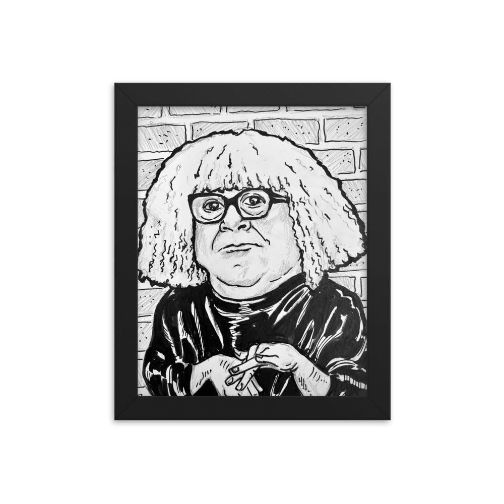 8″×10″ Devito Framed Print