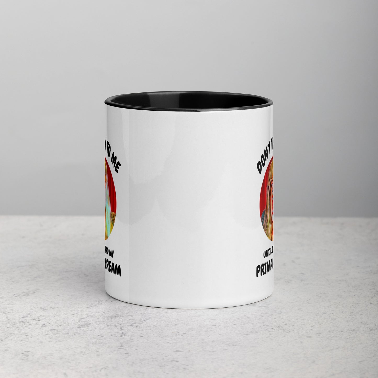 Primal Scream Mug with Color Inside 11 oz