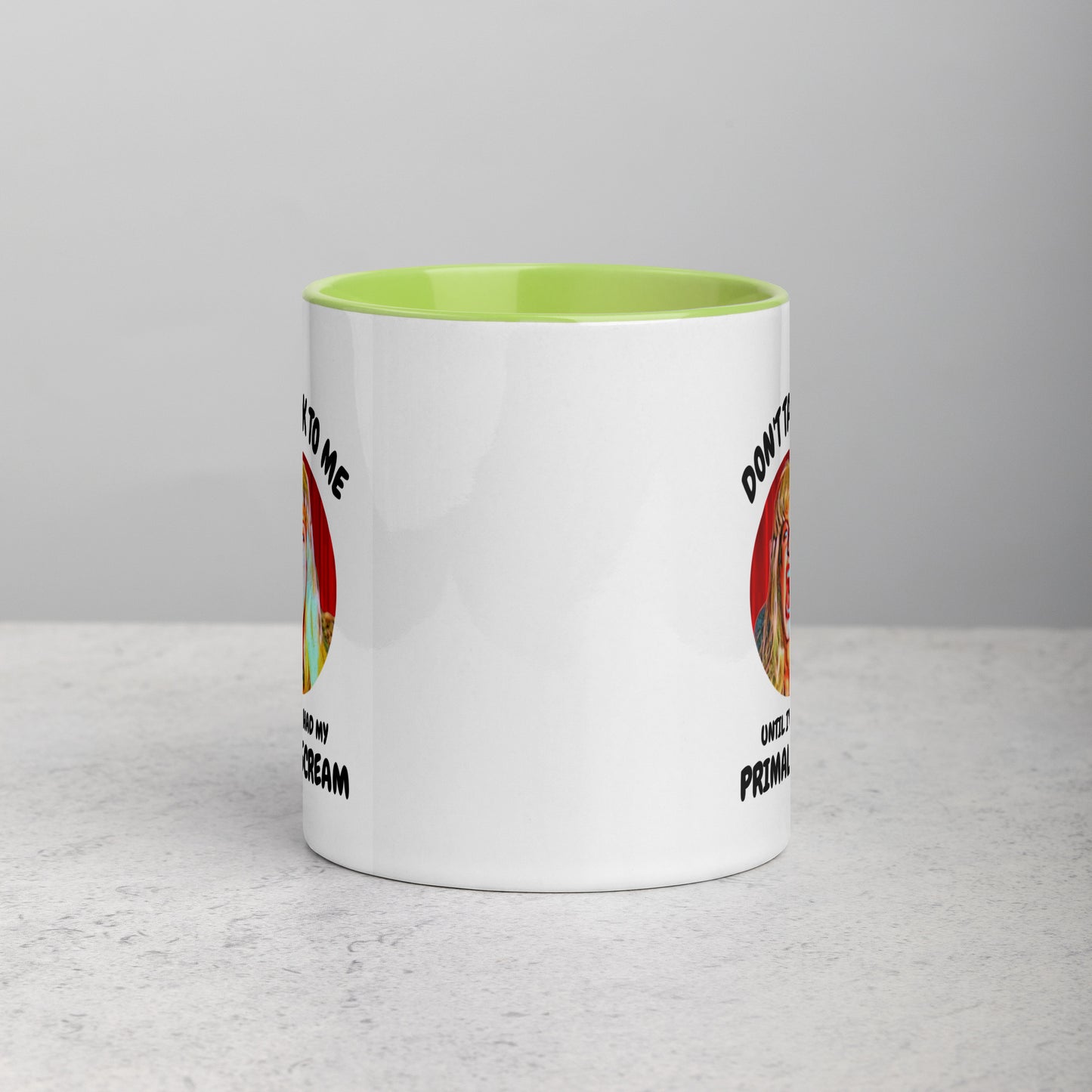 Primal Scream Mug with Color Inside 11 oz