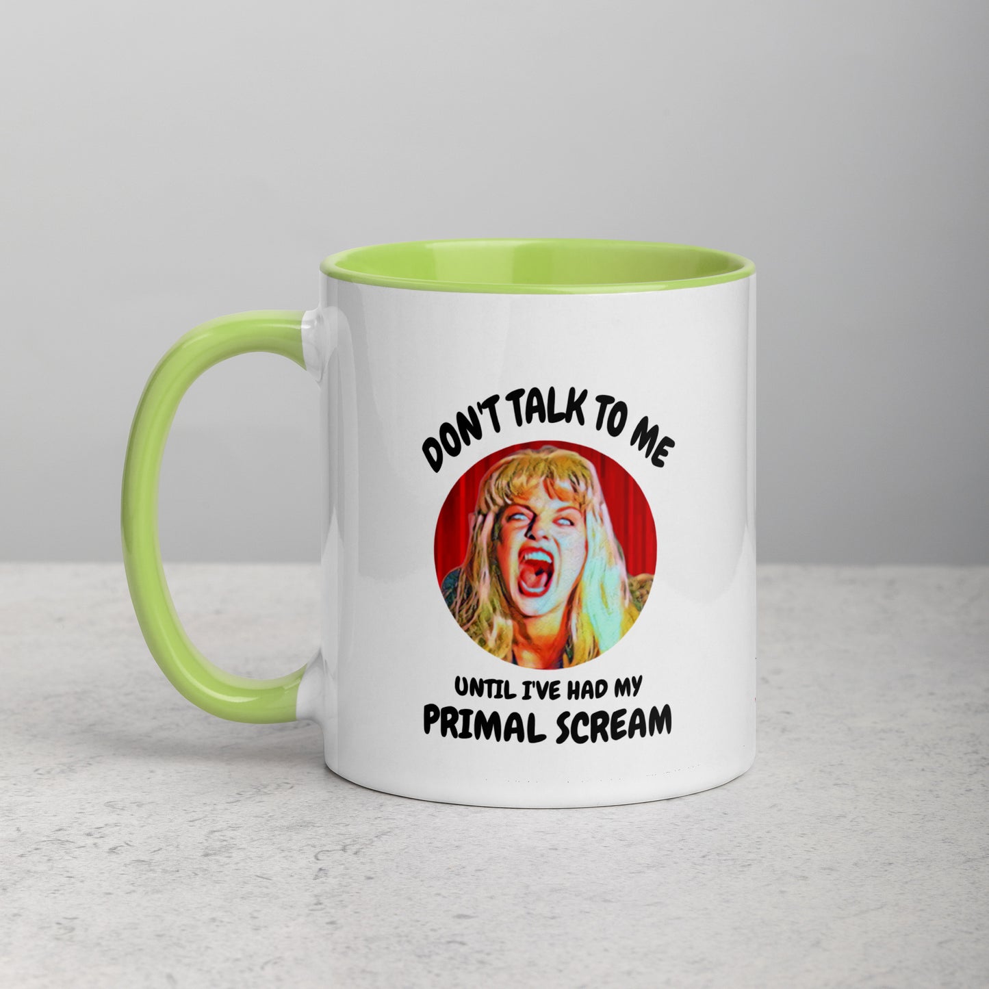 Primal Scream Mug with Color Inside 11 oz