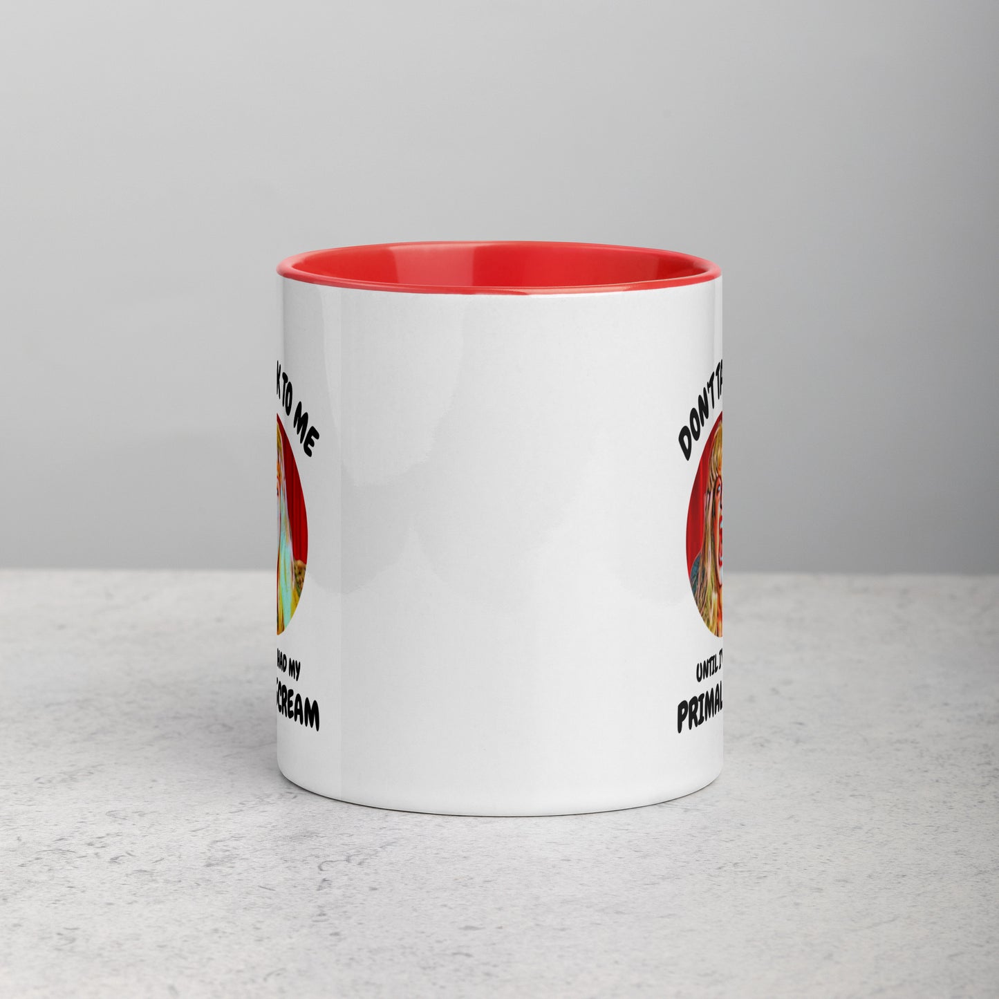 Primal Scream Mug with Color Inside 11 oz